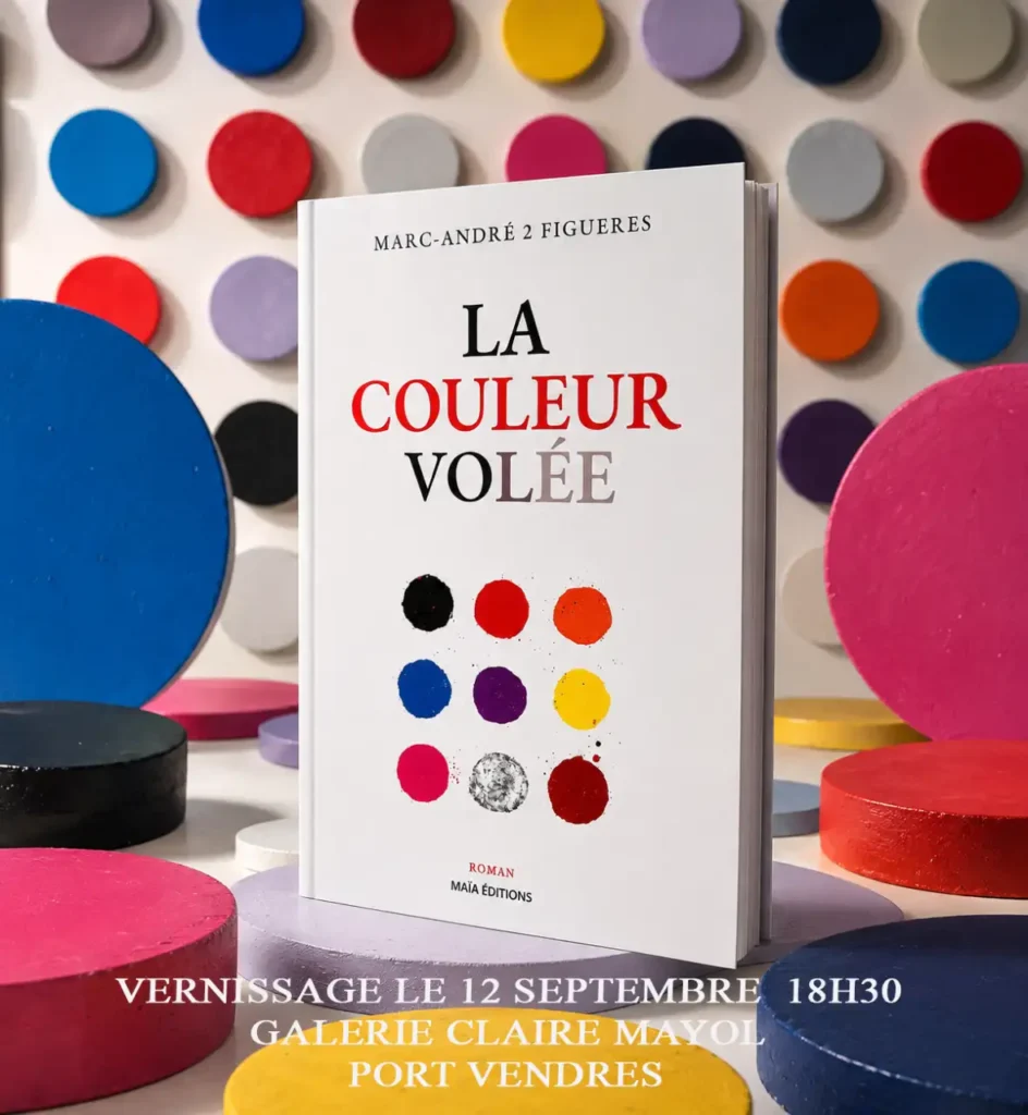 La Couleur Vol&eacute;e, photo de la couverture du roman de Ma2f