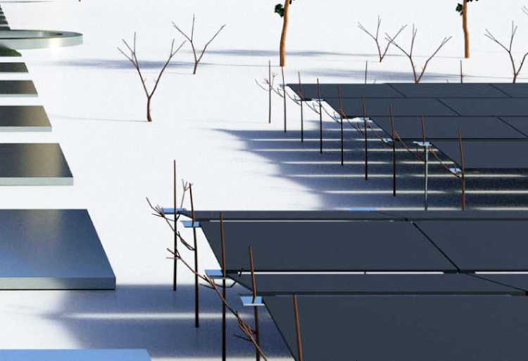 Cadran solaire, projet 2T : simulation m&eacute;ridienne Olette