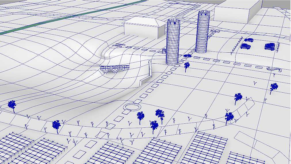 Cadran solaire, projet 2T : simulation m&eacute;ridienne Olette